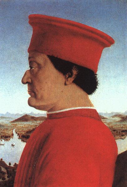 Piero della Francesca The Duke of Urbino Sweden oil painting art